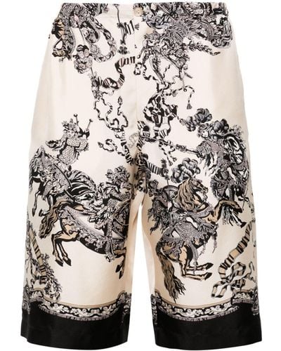 Gucci Shorts Met Grafische Print - Meerkleurig