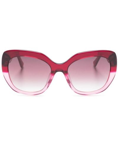 Kate Spade Gafas de sol Winslet con montura oversize - Rosa