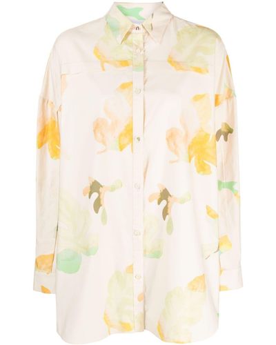 Acler Edmond Abstract-print Shirt - Multicolour
