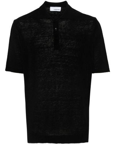 Costumein Knitted Polo Shirt - Black