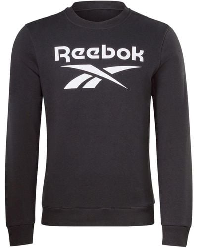 Reebok Identity Sweatshirt mit Logo-Print - Schwarz