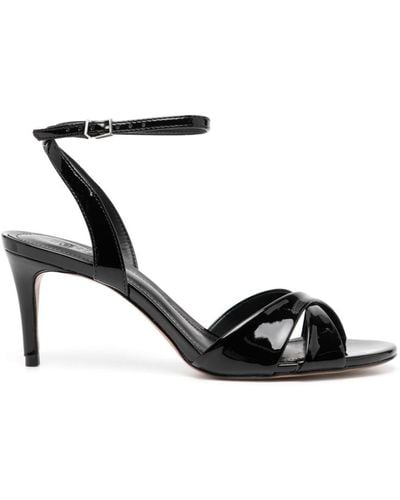 SCHUTZ SHOES Hilda 80mm Patent Leather Sandals - Black