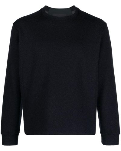 Sease Crew-neck Cashmere-blend Sweatshirt - Blue