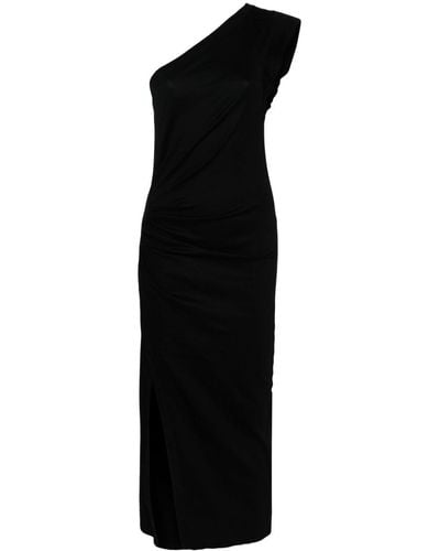 Isabel Marant Maude ワンショルダー ドレス - ブラック