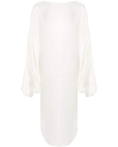 Khaite The Zelma Midi Dress - White