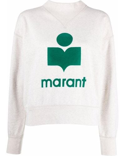 Isabel Marant Sweater Met Logoprint - Grijs