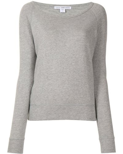James Perse Vintage Fleece Sweatshirt - Gray