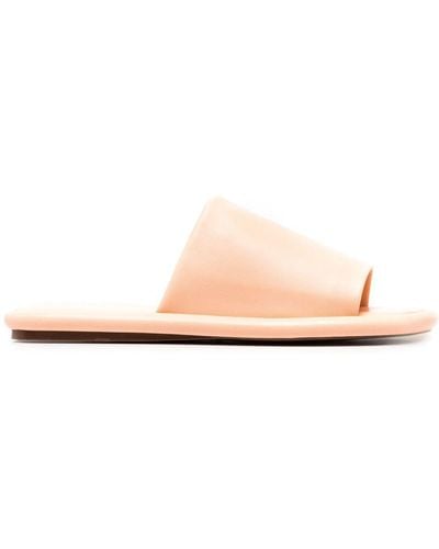 Robert Clergerie Ezy Leather Slides - Pink