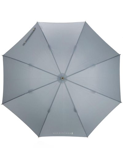 Mackintosh Heriot Whangee-handle Umbrella - Grey