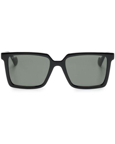 Gucci Eckige GG1540S Sonnenbrille - Grau