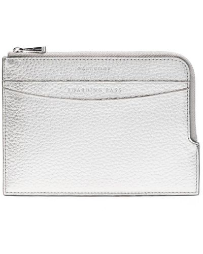Aspinal of London Travel Leather Wallet - White