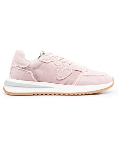 Philippe Model Tropez 2.1 Canvas Trainers - Pink