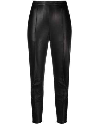 Isabel Marant Cropped Tapered Trousers - Black