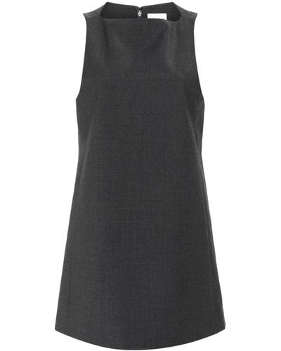 Claudie Pierlot Kleid mit U-Boot-Ausschnitt - Grau