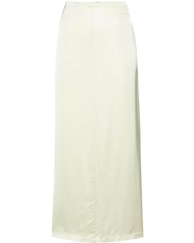 Fabiana Filippi Drawstring-waist Maxi Skirt - White