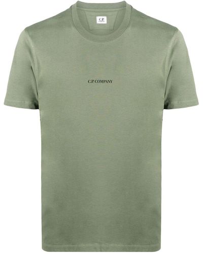 C.P. Company T-shirt à logo imprimé - Vert
