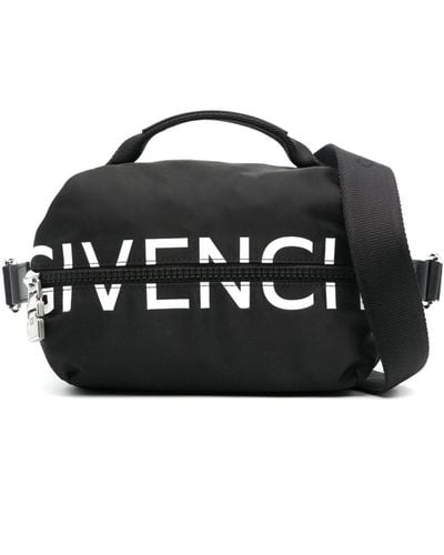 Givenchy Marsupio G-zip In Nylon - Nero