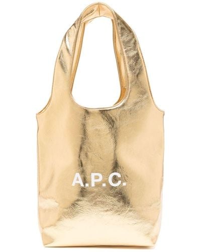 A.P.C. Small Ninon Tote Bag - Natural