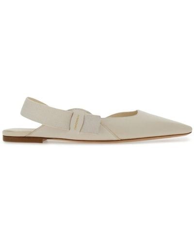 Ferragamo Flat Shoes - White