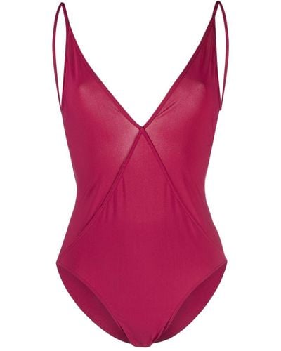 Rick Owens Backless One-piece Swimsuit - Pink
