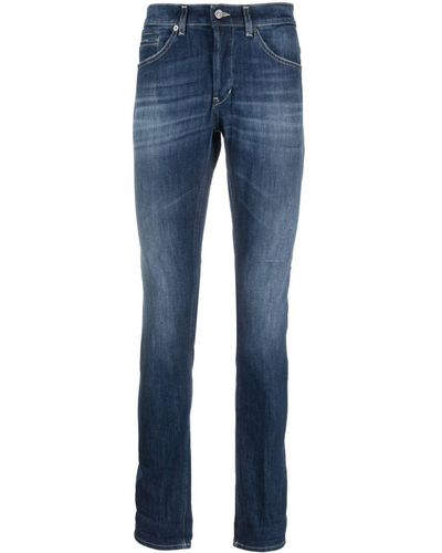 Dondup Mid-rise Skinny-cut Jeans - Blue