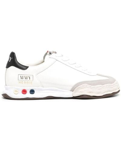 Maison Mihara Yasuhiro Harbie Low Original Sole Leather Snea Sneakers - White
