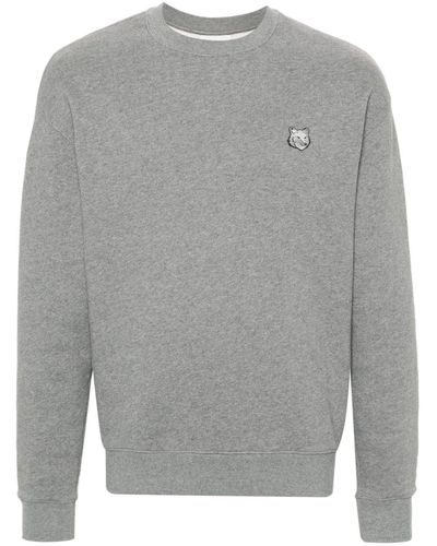 Maison Kitsuné Fox Head Sweatshirt - Grau