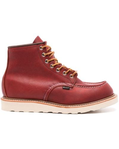 Red Wing Bottines Moc - Rouge