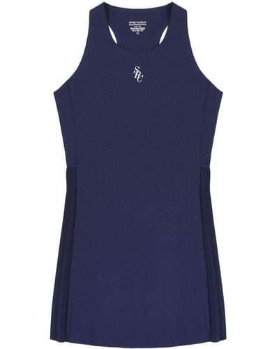 Sporty & Rich Src Paneled Tennis Dress - Blue