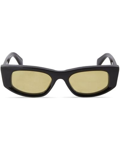 Off-White c/o Virgil Abloh Matera Rectangle-frame Sunglasses - Brown