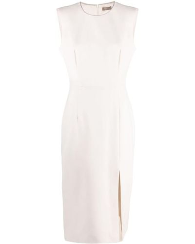 Peserico Ärmelloses Kleid - Weiß