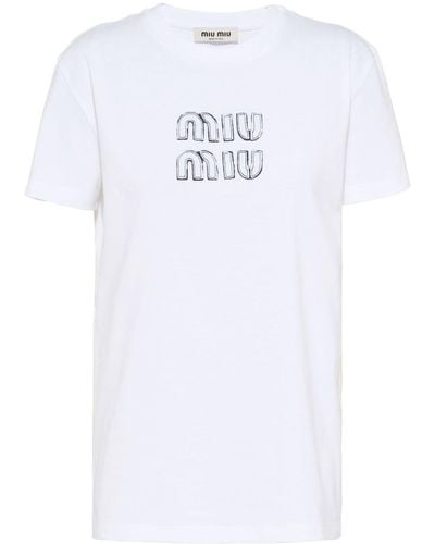 レディース Miu Miu Tシャツが¥78,100〜 | Lyst