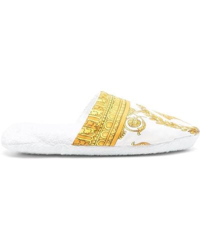 Versace Slippers I Love Baroque - Metálico