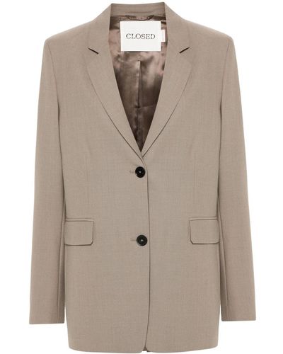 Closed Lola Single-breasted Blazer - Natural