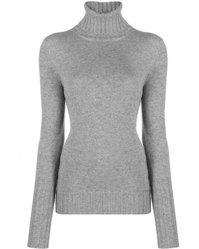 Kiton Roll-neck Cashmere Sweater - Grey