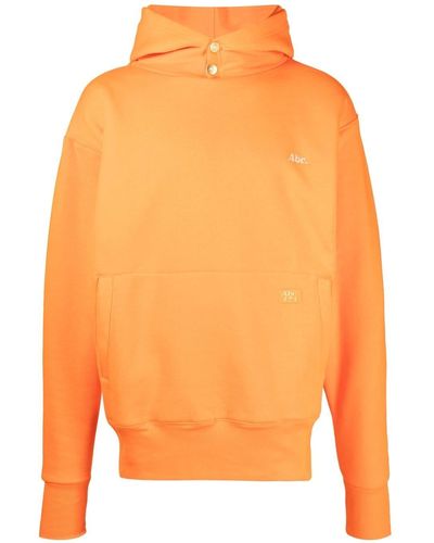 Advisory Board Crystals Double Weight Hoodie - Orange