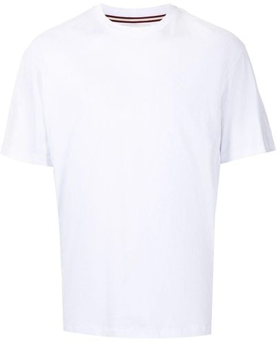 Bally Pack de tres camisetas con logo bordado - Blanco