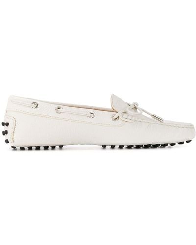 Tod's Loafers Met Ringlets - Wit