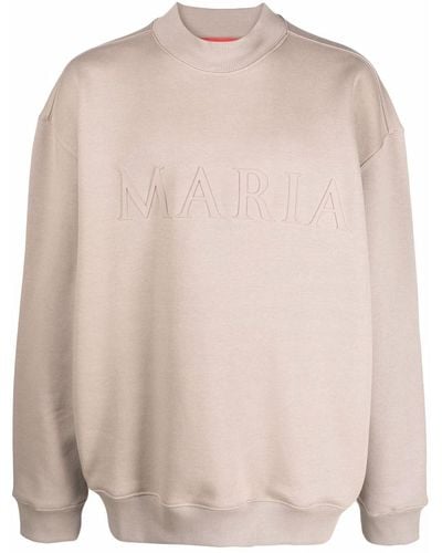 032c Sweatshirt mit Maria-Prägung - Mehrfarbig