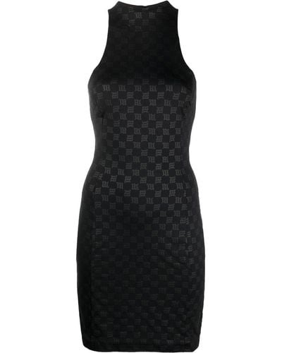 MISBHV Mini-jurk Met Monogramprint - Zwart