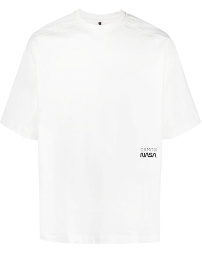 OAMC X Nasa T-shirt Met Print - Wit