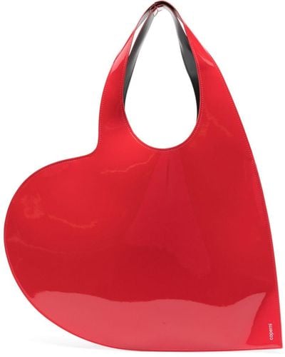 Coperni Heart Tote Bag - Red