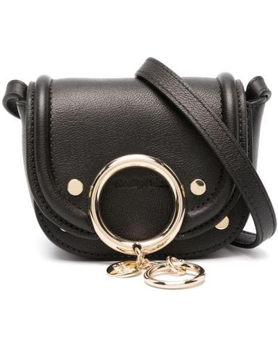 See By Chloé Mara Leather Shoulder Bag - Black