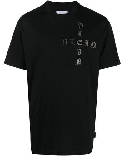 Philipp Plein Gothic Plein Tシャツ - ブラック