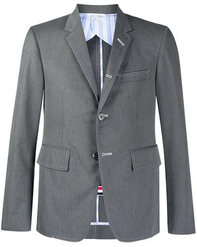 Thom Browne Grey Classic Sport Coat