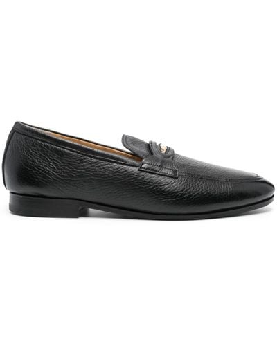 Bally Pesek Leather Loafers - Black