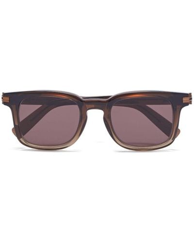 ZEGNA Gradient-effect Square-frame Sunglasses - Brown