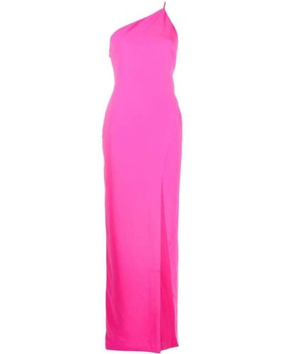 Solace London Petch One-shoulder Dress - Pink