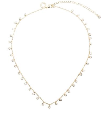 Kenneth Jay Lane Crystal-embellished Chain Necklace - Natural