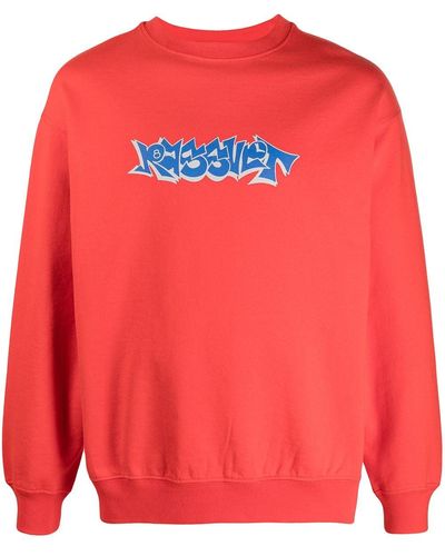 Rassvet (PACCBET) Sweatshirt mit Graffiti-Logo - Rot